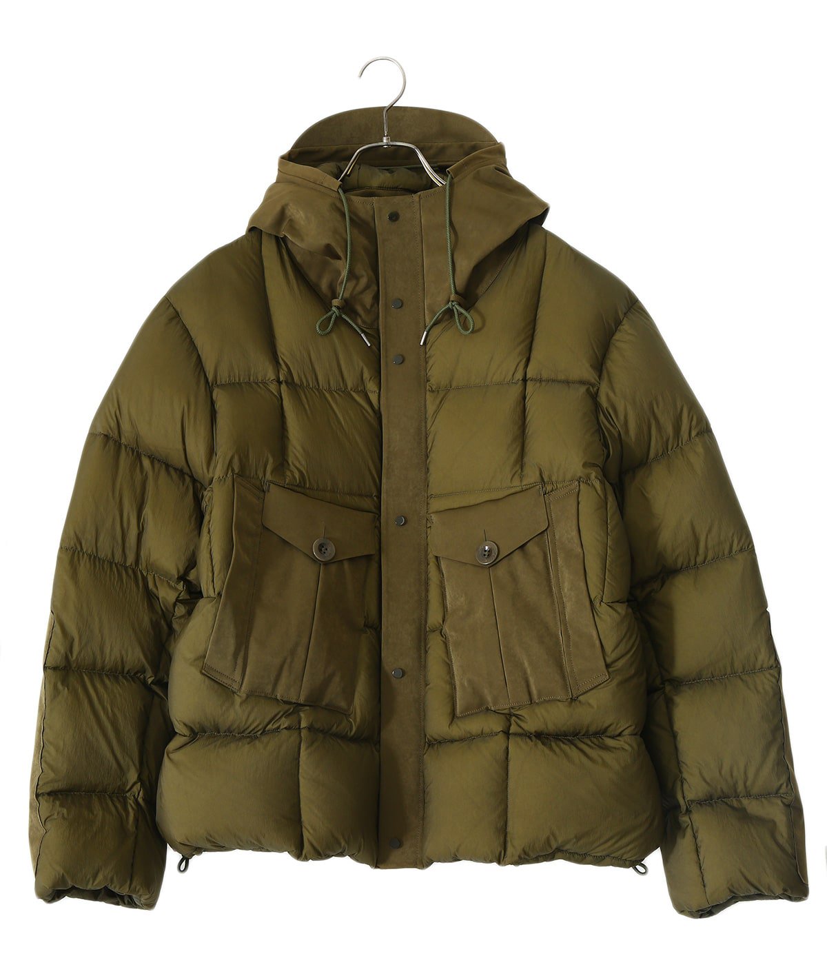 TEMPEST COMBO DOWN JACKET PIECE DYED NYLON CRINKLE RIP STOP DOWN