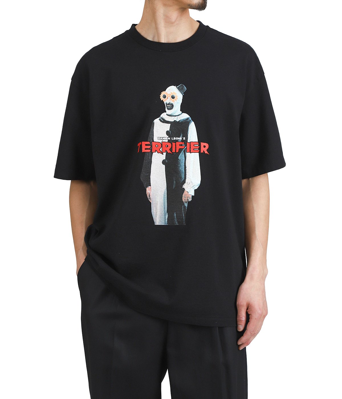 TERRIFIER / WASHED HEAVY WEIGHT CREW NECK T-SHIRT ( TYPE-2
