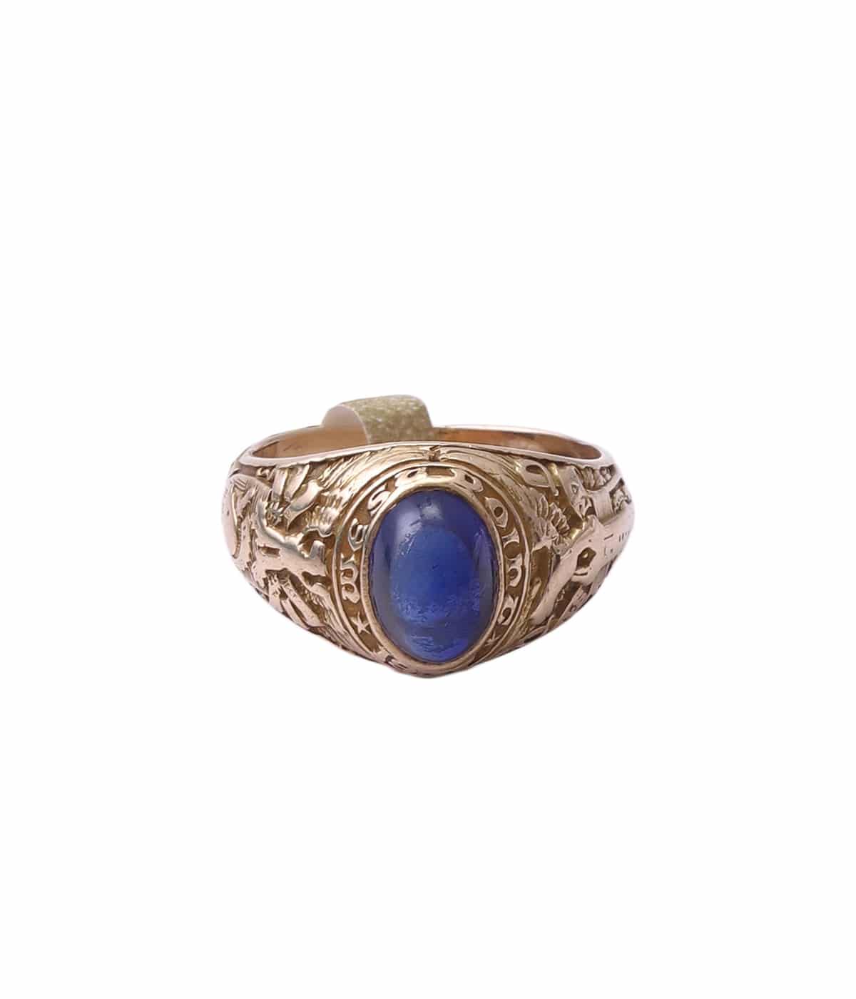 95 VINTAGE TF US WEST POINT 14K SAPPHIRE RING | VINTAGE TIFFANY 