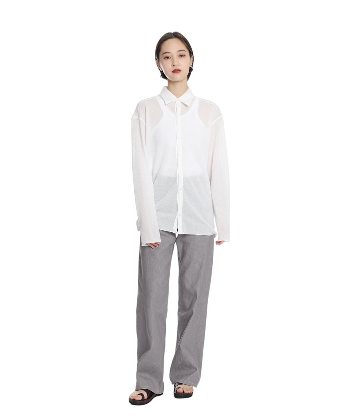 レディース】MESH SHIRT | seya.(セヤ) / トップス 長袖シャツ