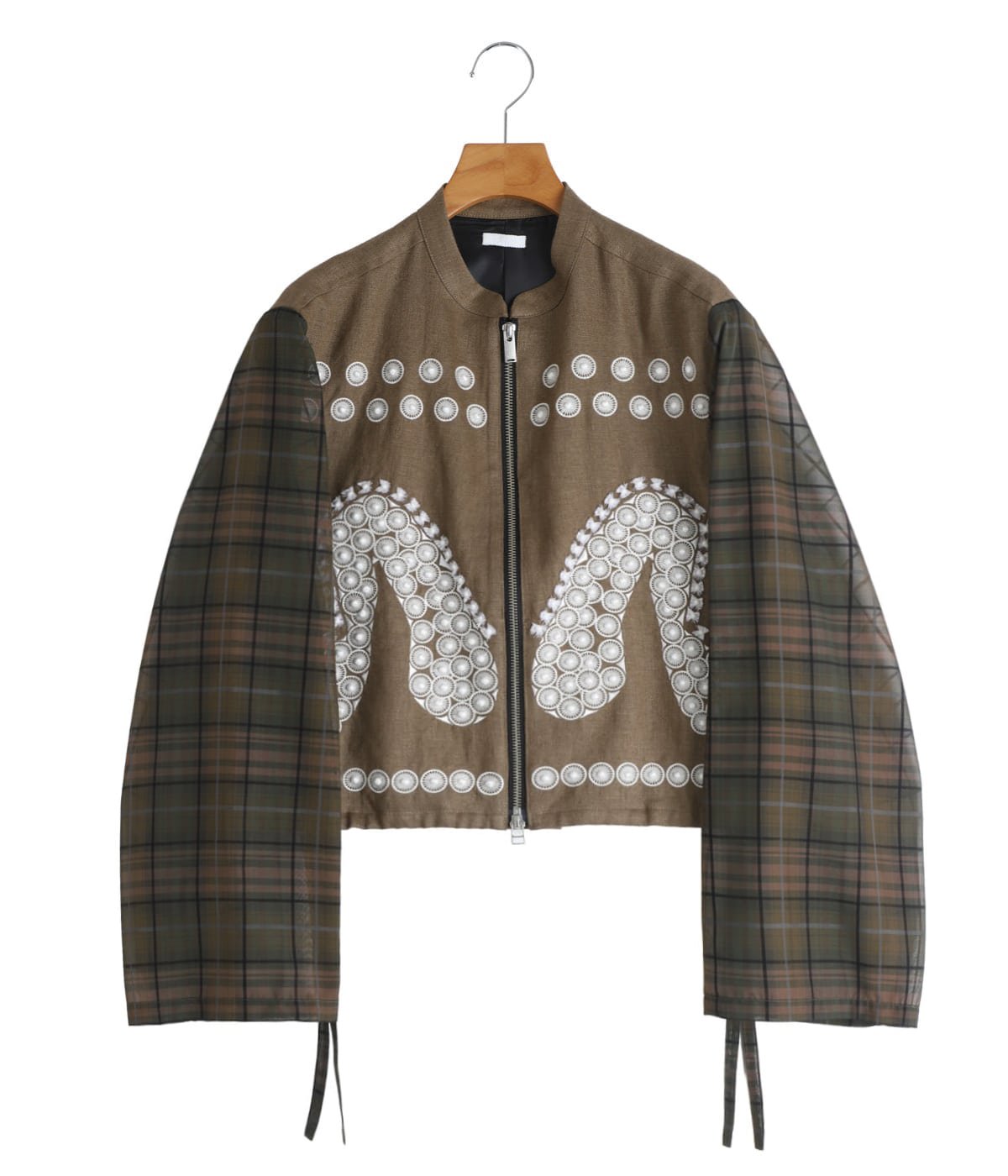 TELMA テルマ　COCOON JACKET レディース】Embroidered Linen Blouson | TELMA(テルマ) / アウター