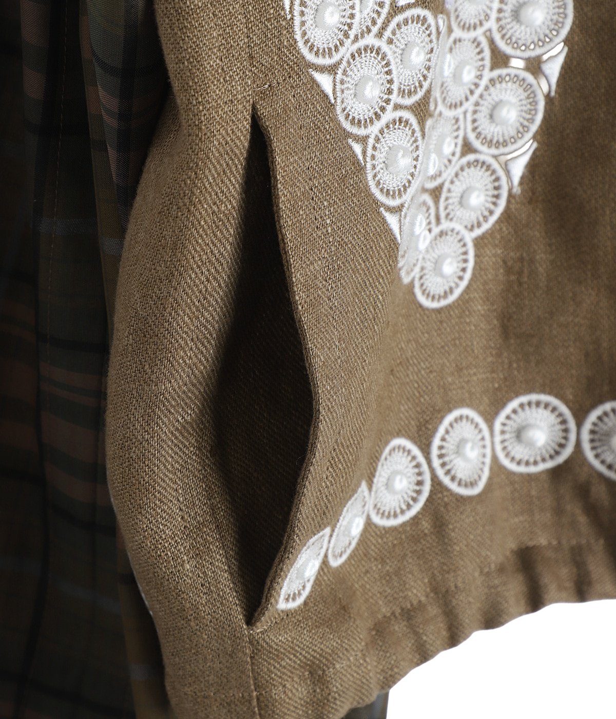 レディース】Embroidered Linen Blouson | TELMA(テルマ) / アウター