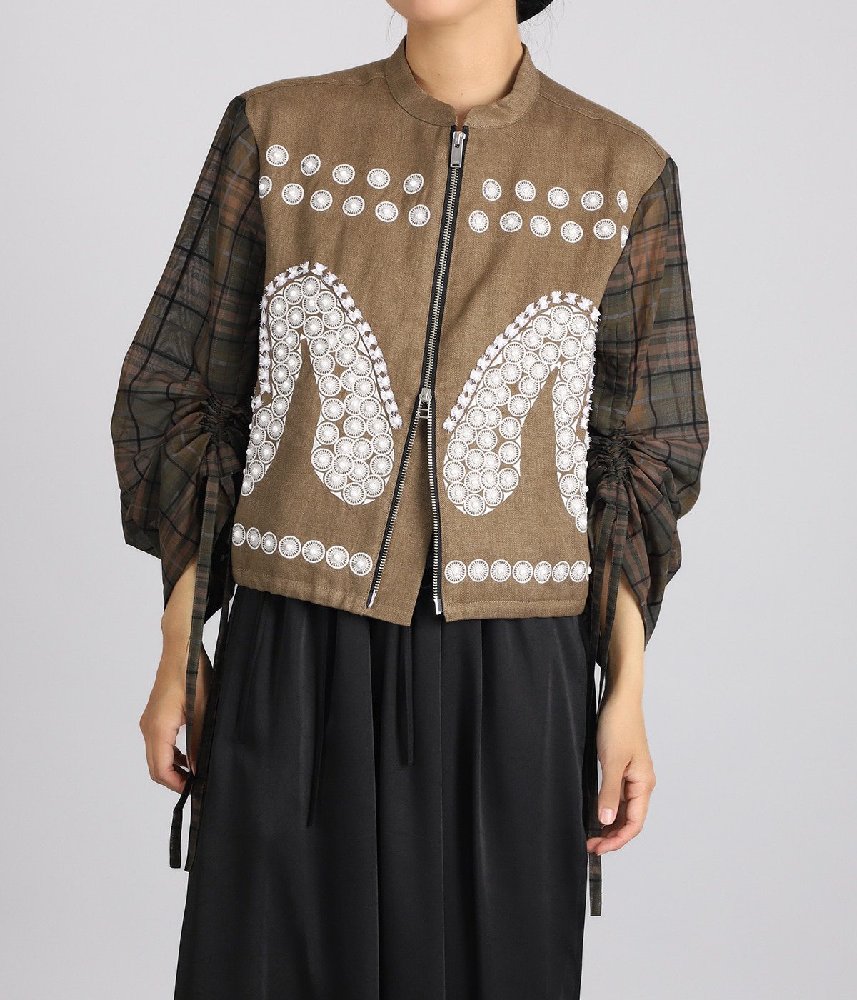 レディース】Embroidered Linen Blouson | TELMA(テルマ) / アウター 