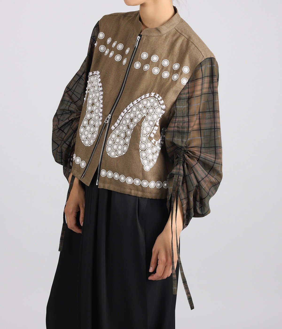 レディース】Embroidered Linen Blouson | TELMA(テルマ) / アウター