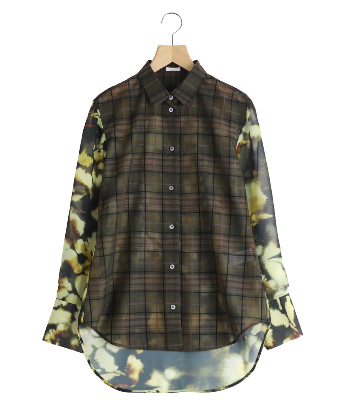 c0mi リメイク check shirt docking no-sleeve 【公式通販】