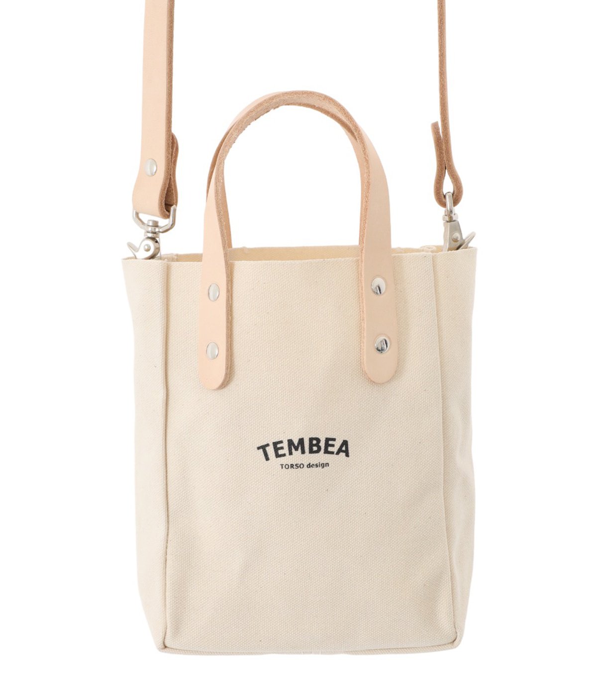 TEMBEA CLUB TOTE LOGO ナチュラル - マザーズバッグ