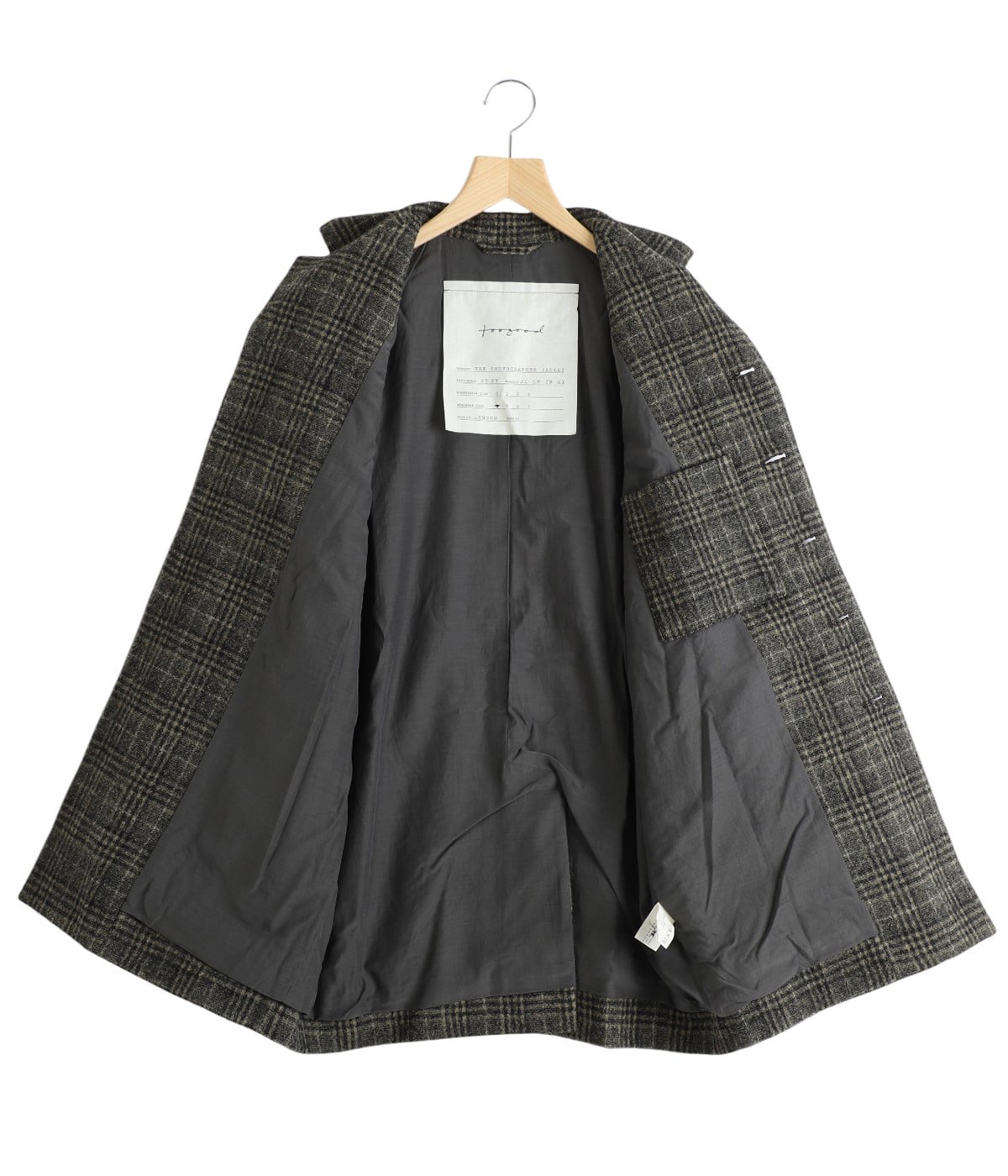 24AW toogood フォトグラファージャケット　ツイード　サイズ4 toogood トゥーグッド 24AW The Photographer Jacket Wool Tweed