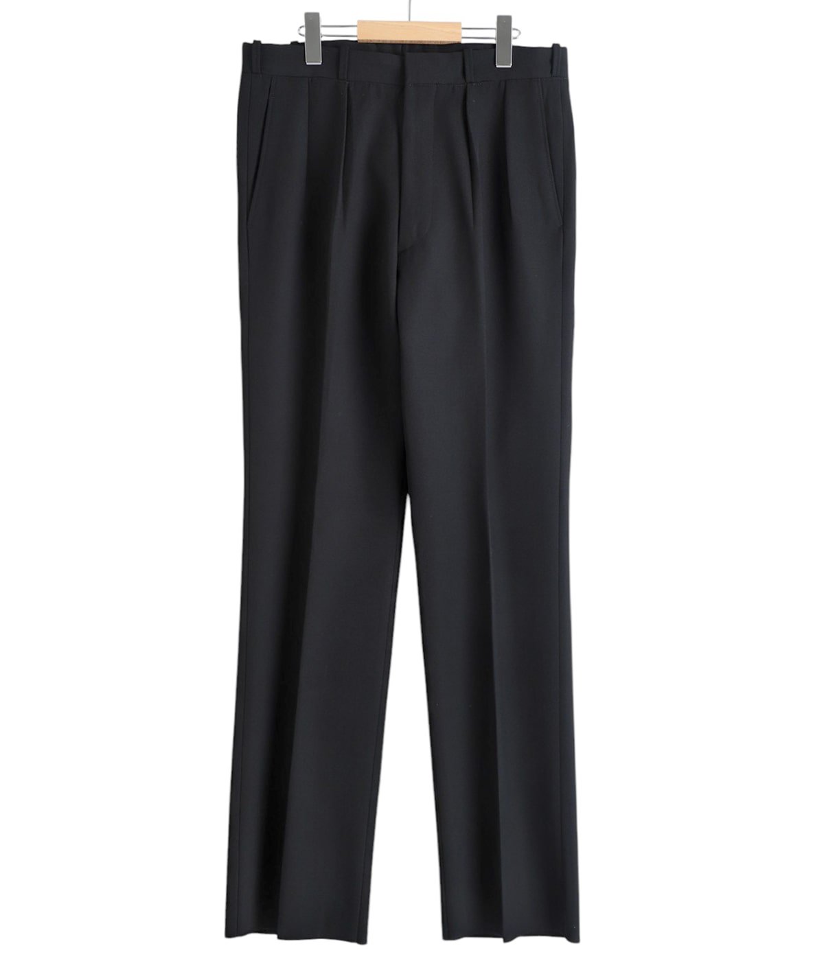 Freddie Wool Black 2p | HEUGN(ユーゲン) / パンツ スラックス