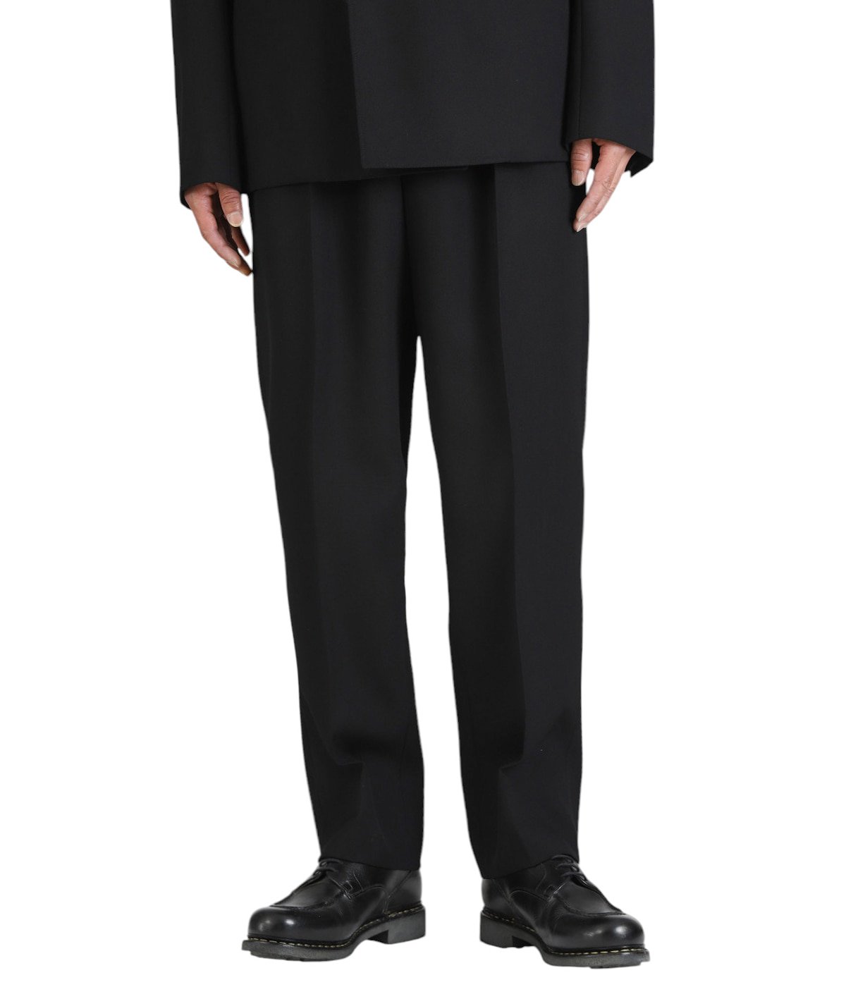 Aaron Wool Black | HEUGN(ユーゲン) / パンツ スラックス (メンズ)の Aaron Wool Black | HEUGN(ユーゲン) / パンツ スラックス (メンズ)の