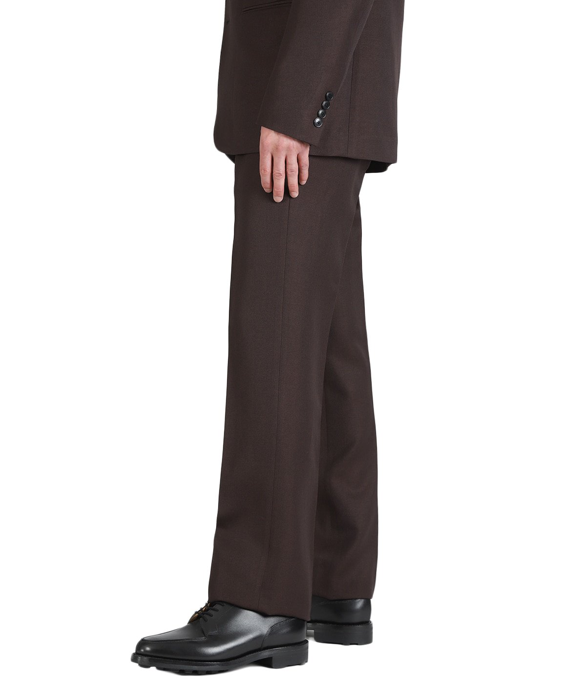 Freddie WOOL LINO Brown | HEUGN(ユーゲン) / パンツ スラックス