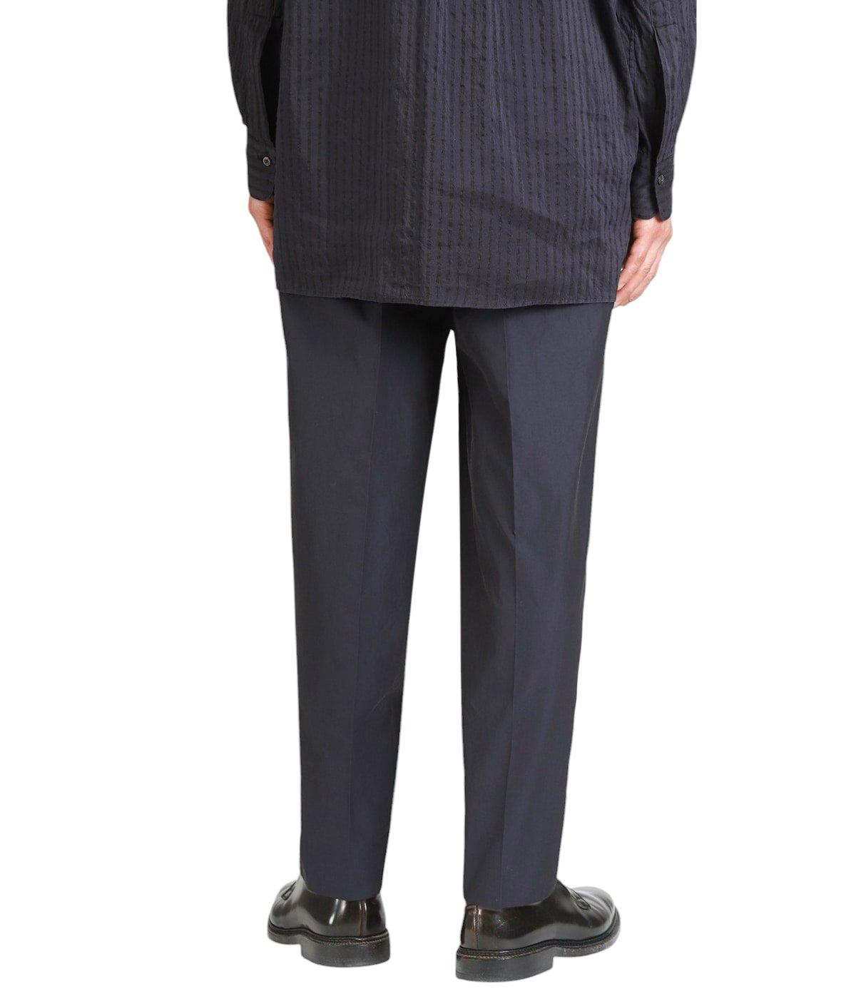 Geoge COTTON POPLIN NAVY | HEUGN(ユーゲン) / パンツ Geoge COTTON POPLIN NAVY | HEUGN(ユーゲン) / パンツ