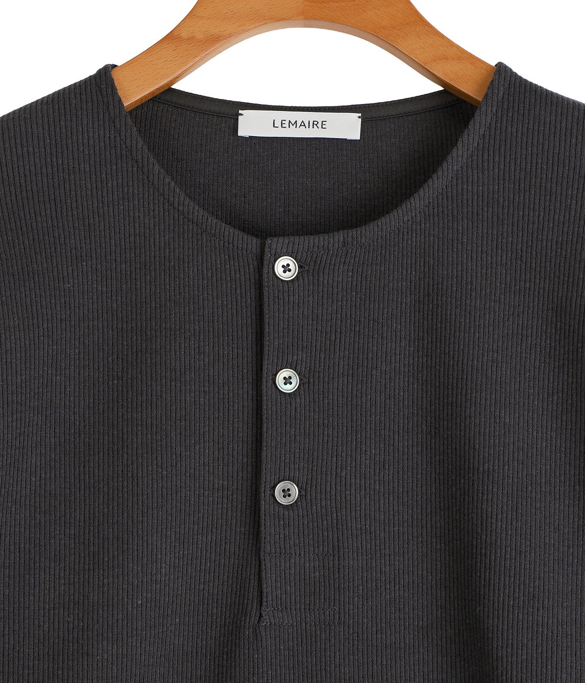 LONG SLEEVE HENLEY | LEMAIRE(ルメール) / トップス カットソー長袖