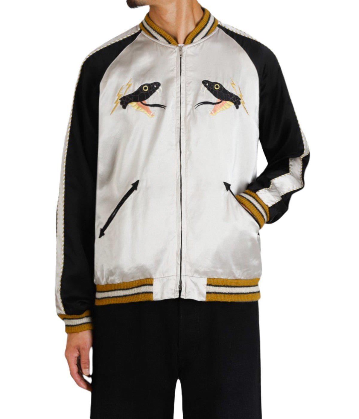 ジャケット・アウター SouvenirJacket YOKOHAMA HAWAII TT15466MG 楽天市場】TAILOR TOYO×MAUNA別注スカジャン2024SSLate 1950s