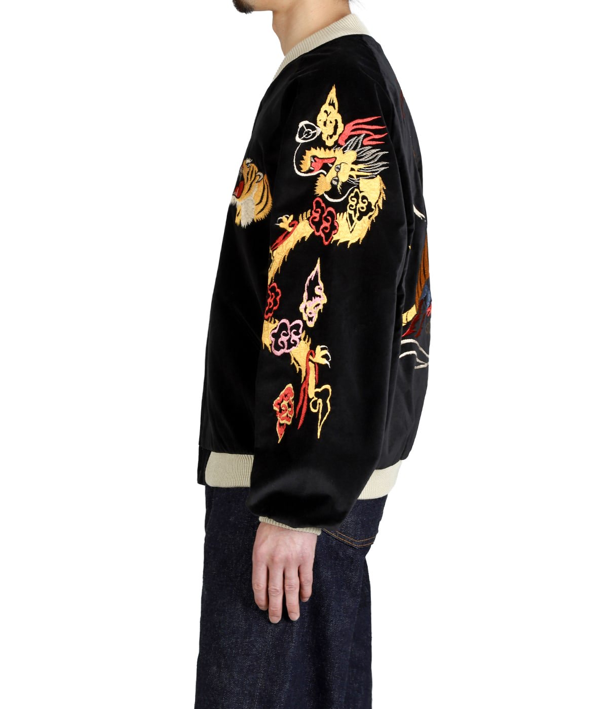 キ*ジ様 XXXL テーラー東洋 スカジャン　ROARINGTIGER×LAND TAILOR TOYO テーラー東洋 別珍 スカジャン “ROARING TIGER” × “JAPAN