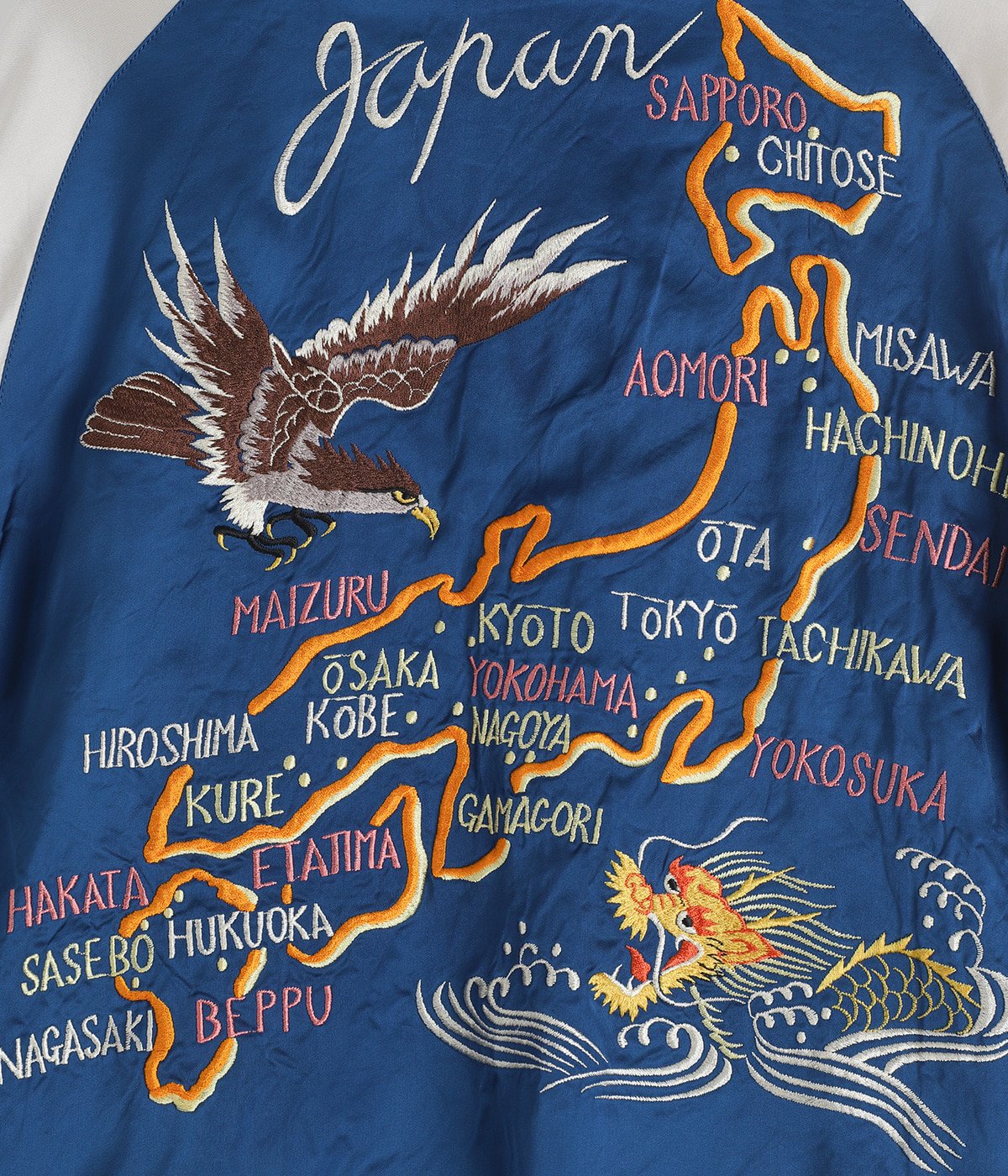 SOUVENIR JACKET “KOSHO & CO“SPECIAL “EAGLE & DRAGON“×“JAPAN MAP