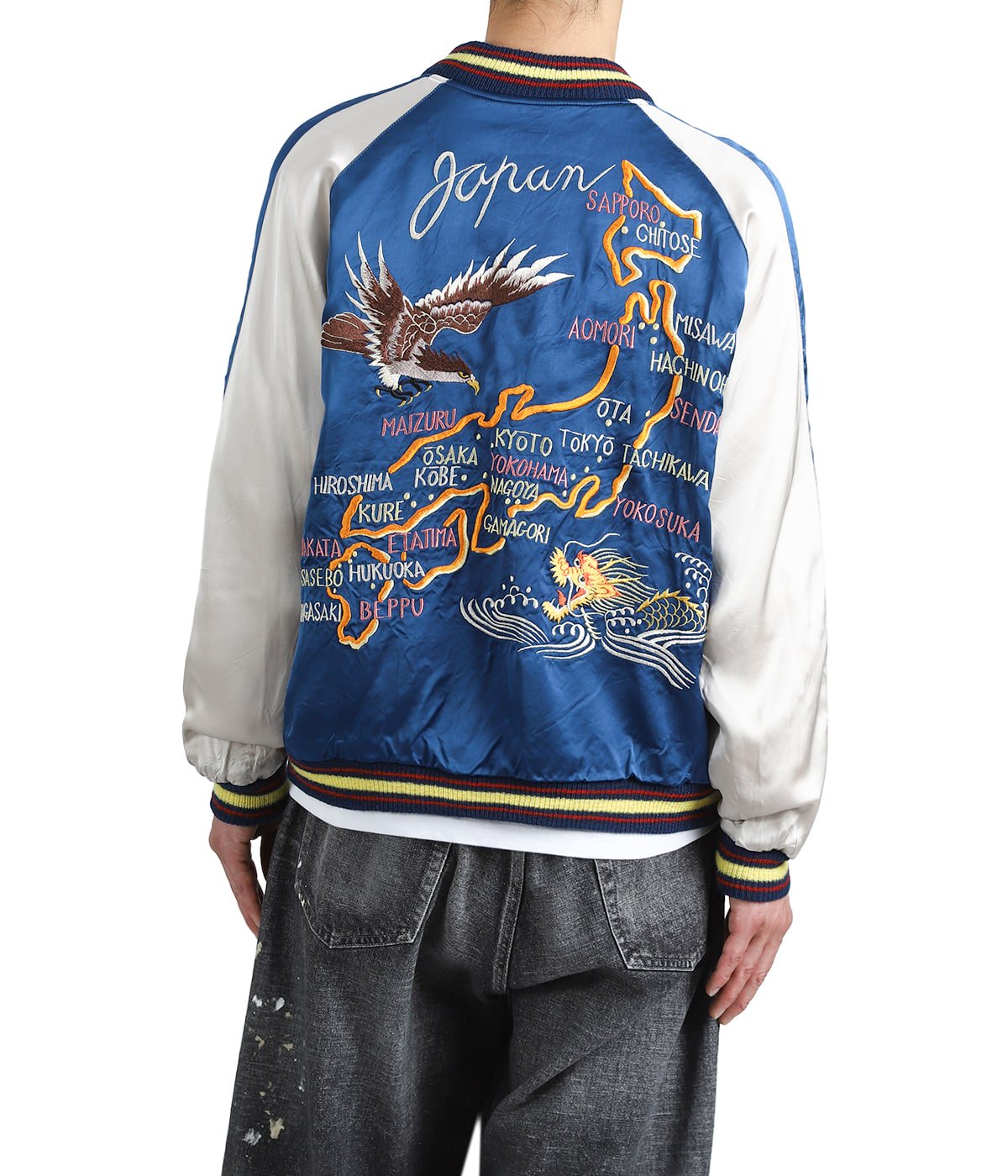 SOUVENIR JACKET “KOSHO & CO“SPECIAL “EAGLE & DRAGON“דJAPAN MAP SOUVENIR JACKET “KOSHO & CO“SPECIAL “EAGLE & DRAGON“דJAPAN MAP