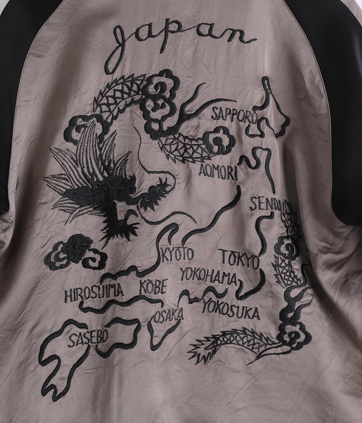 SOUVENIR JACKET “KOSHO & CO“SPECIAL “WHITE TIGER“×“JAPAN MAP
