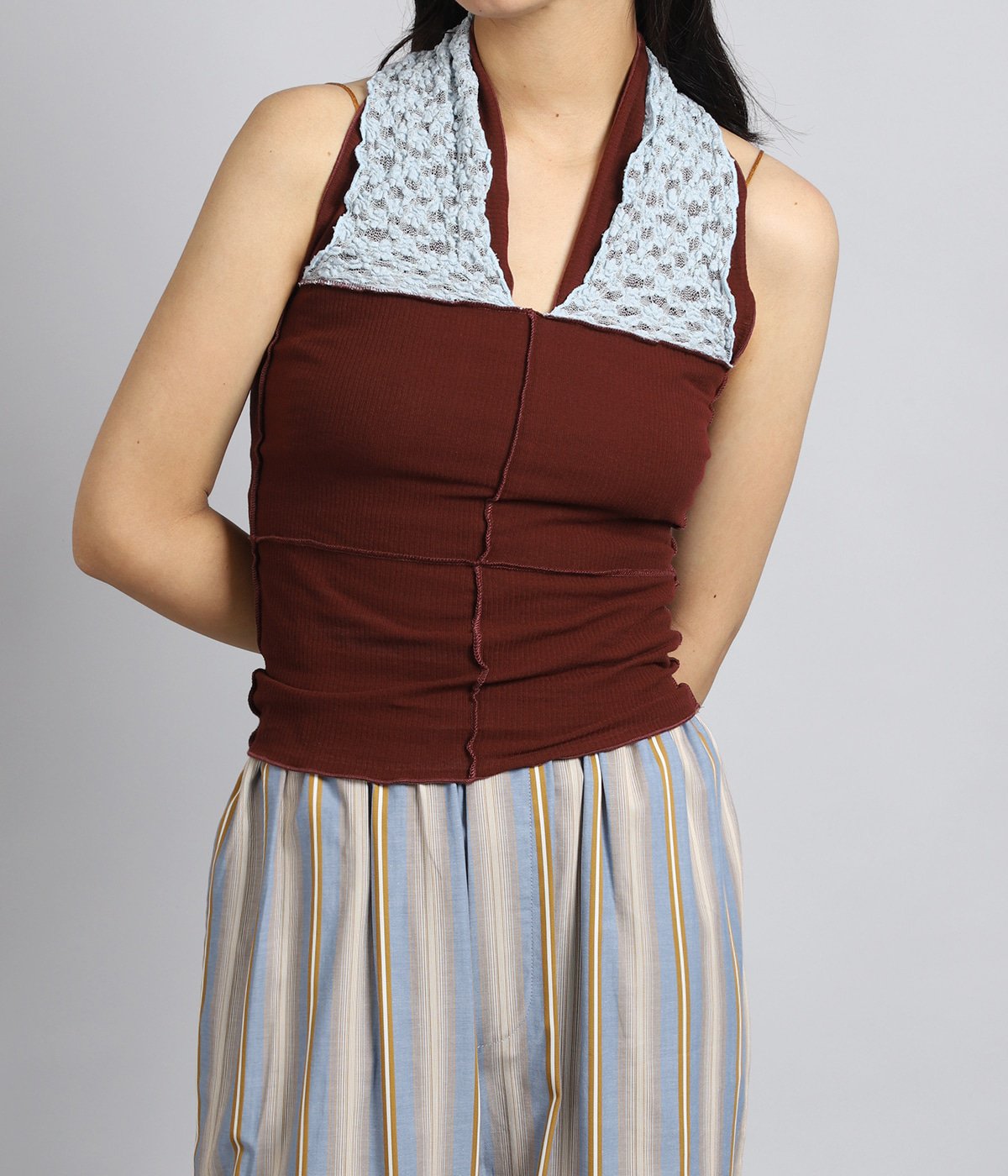 model（162cm） 着用サイズ：S