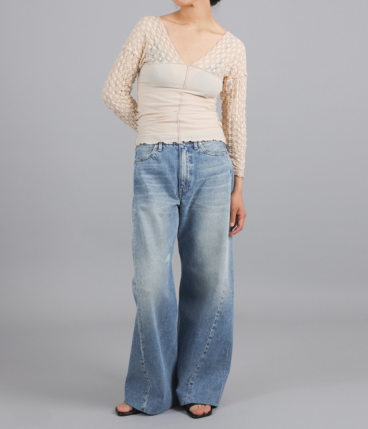 レディース】NEHRU LONG SLEEVE TEE | Baserange(ベースレンジ