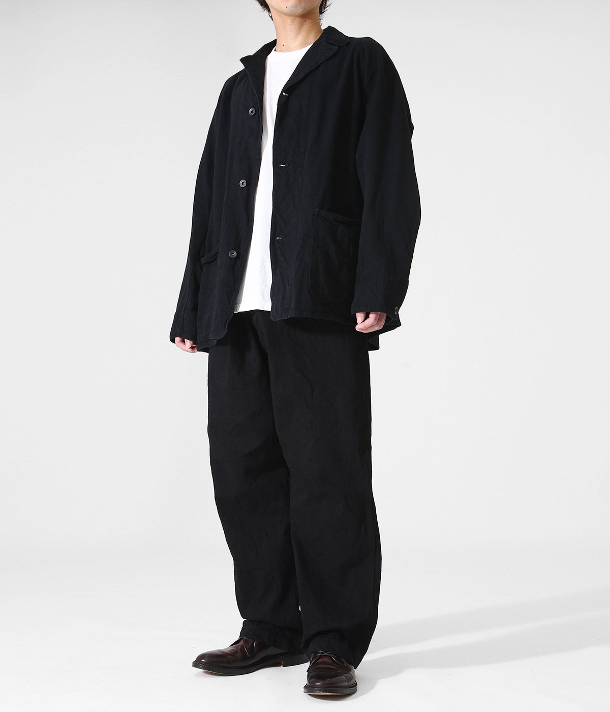 COMOLI 21AW デニム ワークジャケット ブラック サイズ2 - 通販