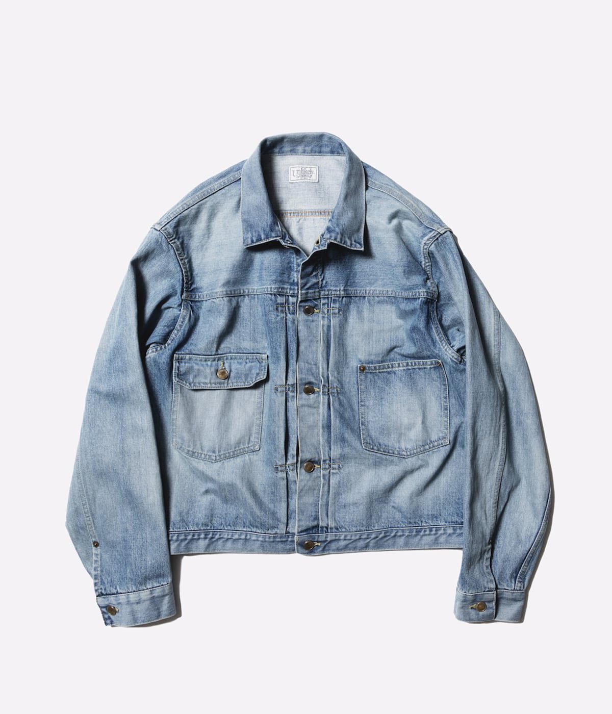vintage デニム　アウター　hooked Unlikely Time Travel Trucker Jacket 1977Wash | Unlikely(アンライ
