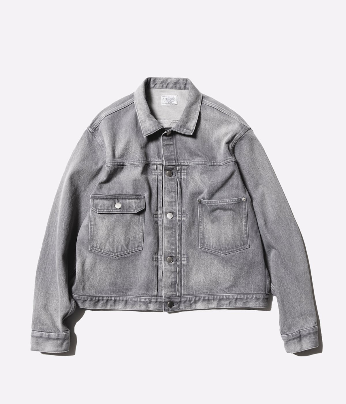 Unlikely Time Travel Trucker Jacket Gray Denim | Unlikely(アンライ
