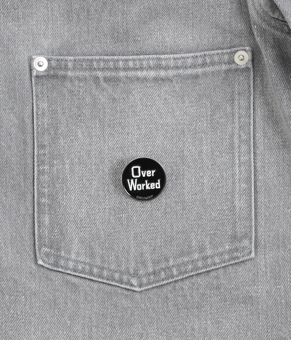 Unlikely Time Travel Trucker Jacket Gray Denim | Unlikely(アンライ