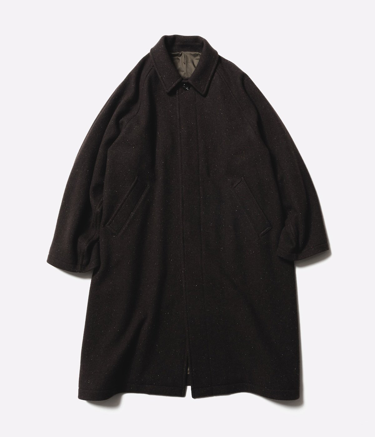 ⚠️最終値下げ⚠️ Phlannel TWEED BALMACAAN COAT Unlikely Balmacaan Coat Nep Tweed | Unlikely(アンライクリー