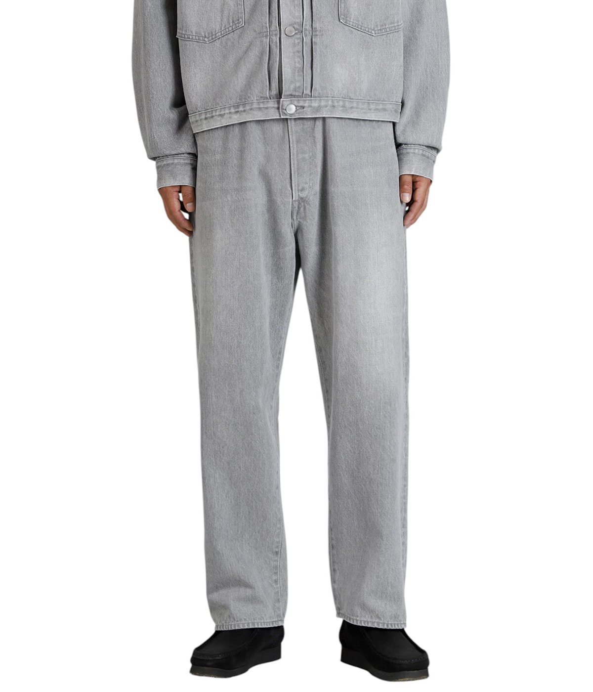 Unlikely Time Travel Jean Wide Gray Denim | Unlikely(アンライ