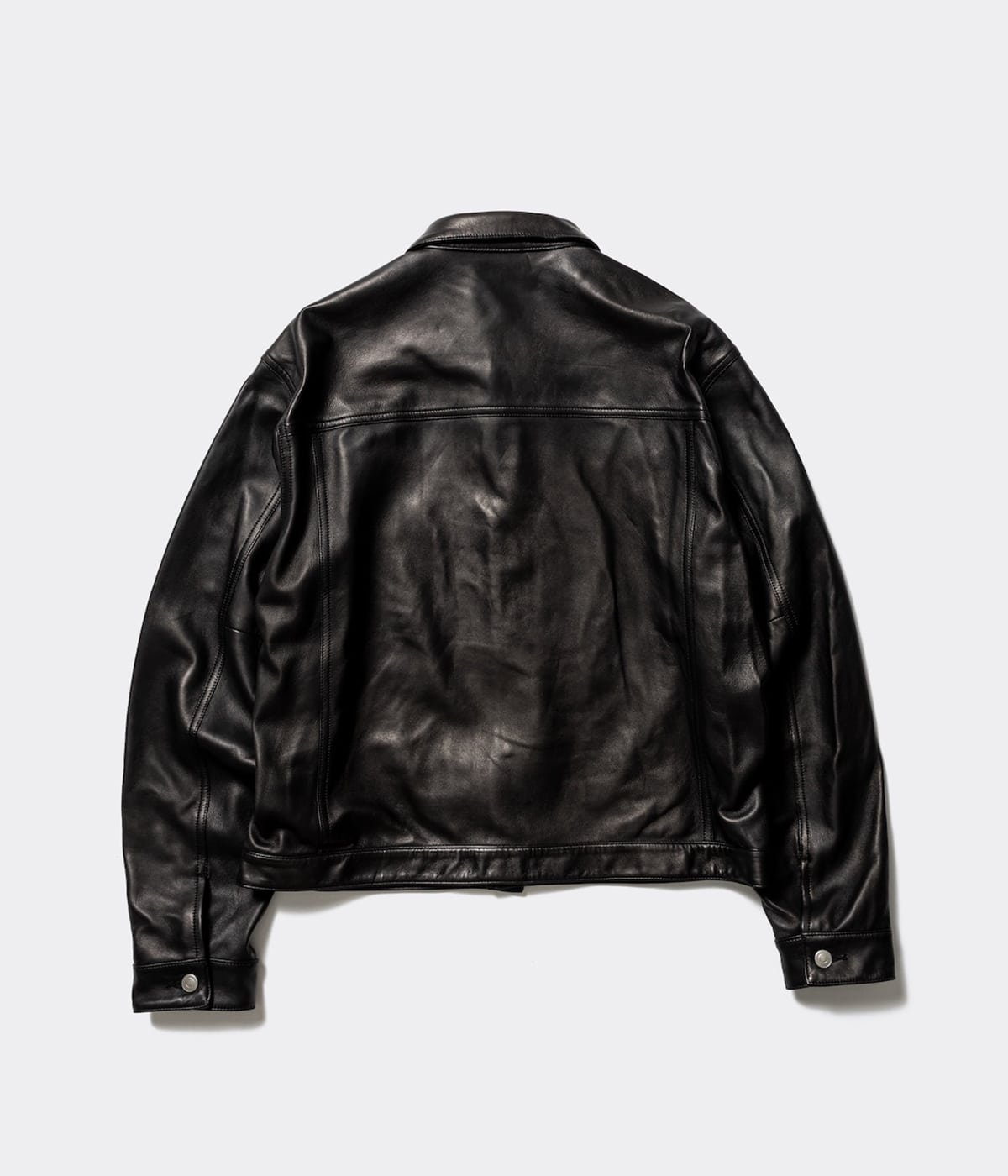 A LEATHER TRUCKER JACKET レザージャケット M ovy Unlikely Zero Leather Trucker JKT | Unlikely(アンライクリー