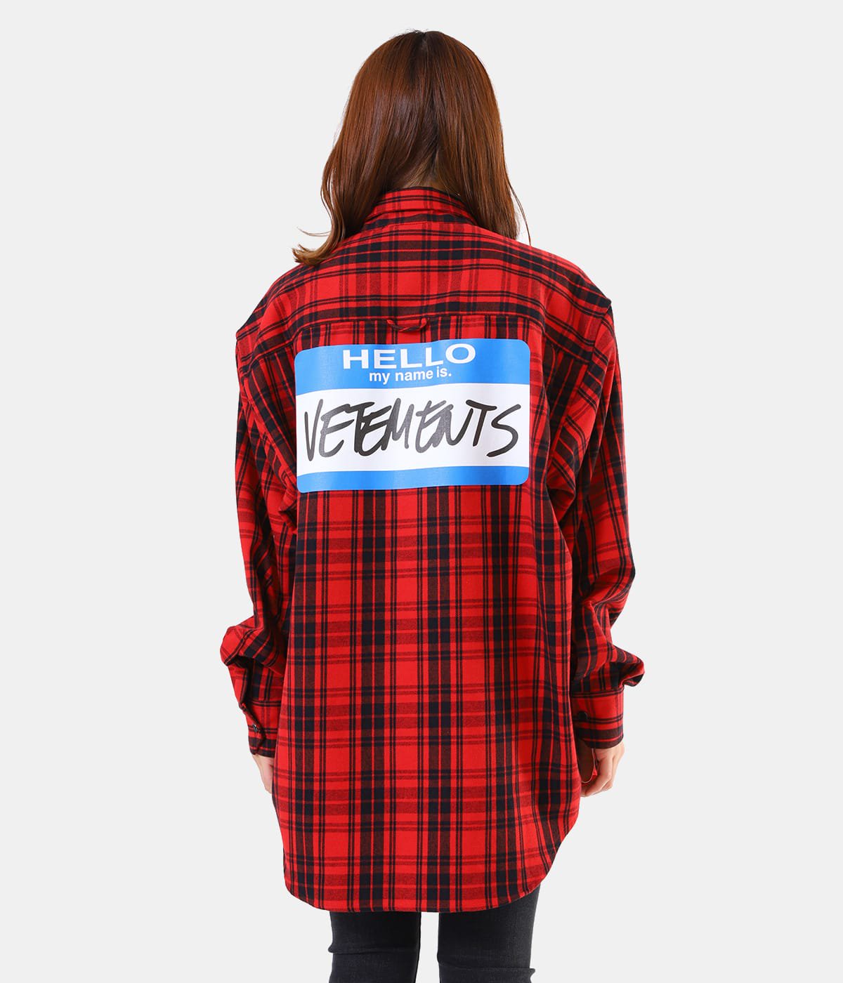 MY NAME IS VETEMENTS FLANNEL SHIRT | VETEMENTS(ヴェトモン