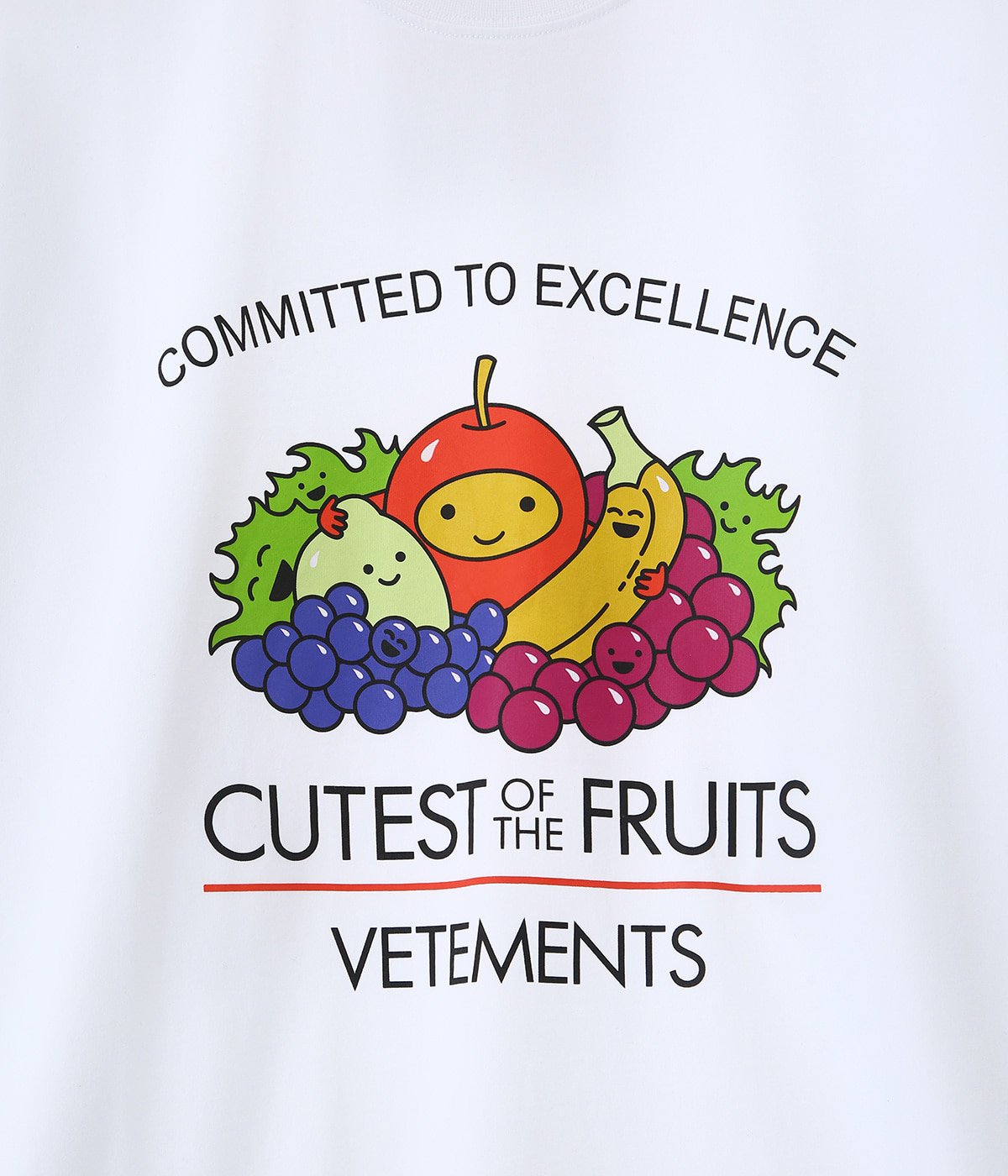 VETEMENTS CUTEST OF THE FRUITS LOGO Tシャツ 初回限定お試し価格 icqn.de