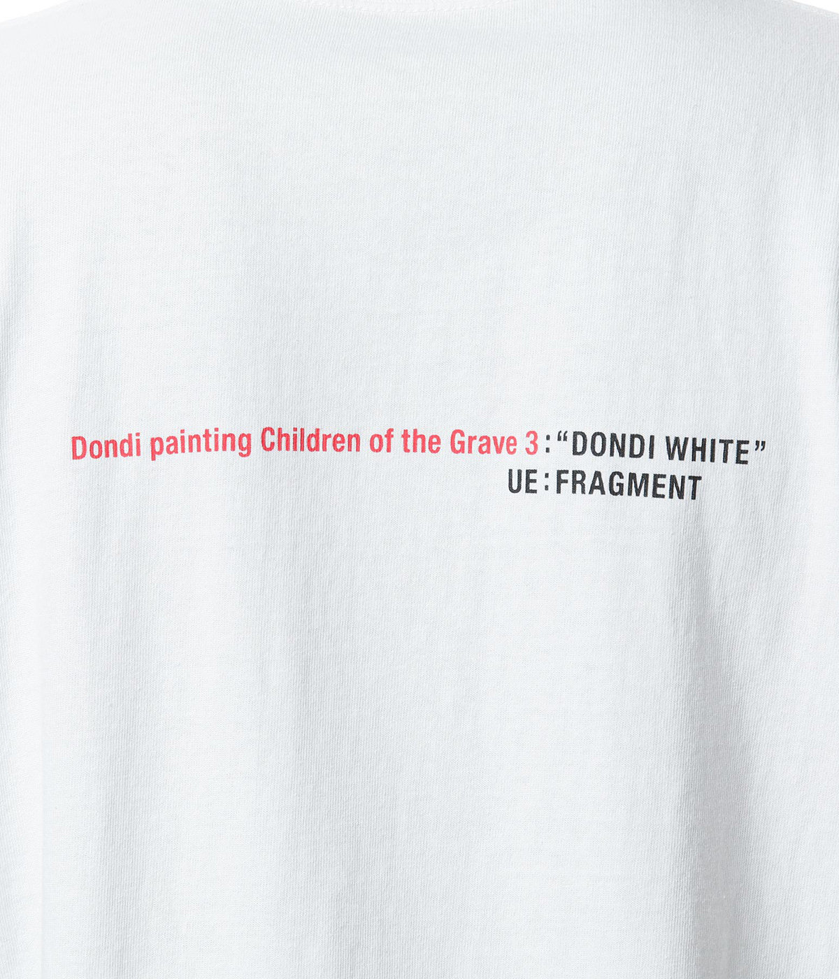 DONDI WHITE S/S TEE | uniform experiment(ユニフォーム