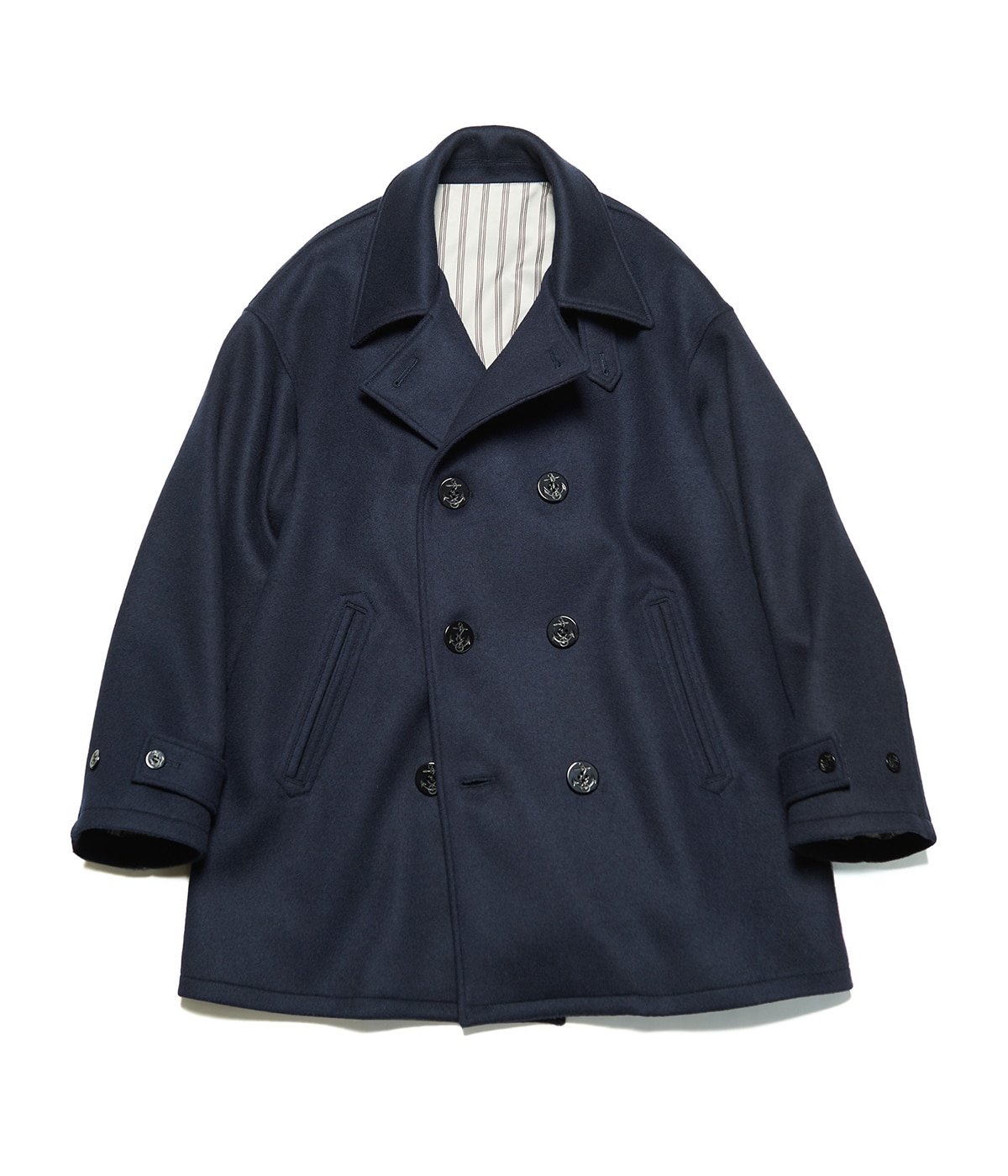 OVERSIZED PEA COAT | uniform experiment(ユニフォーム ...