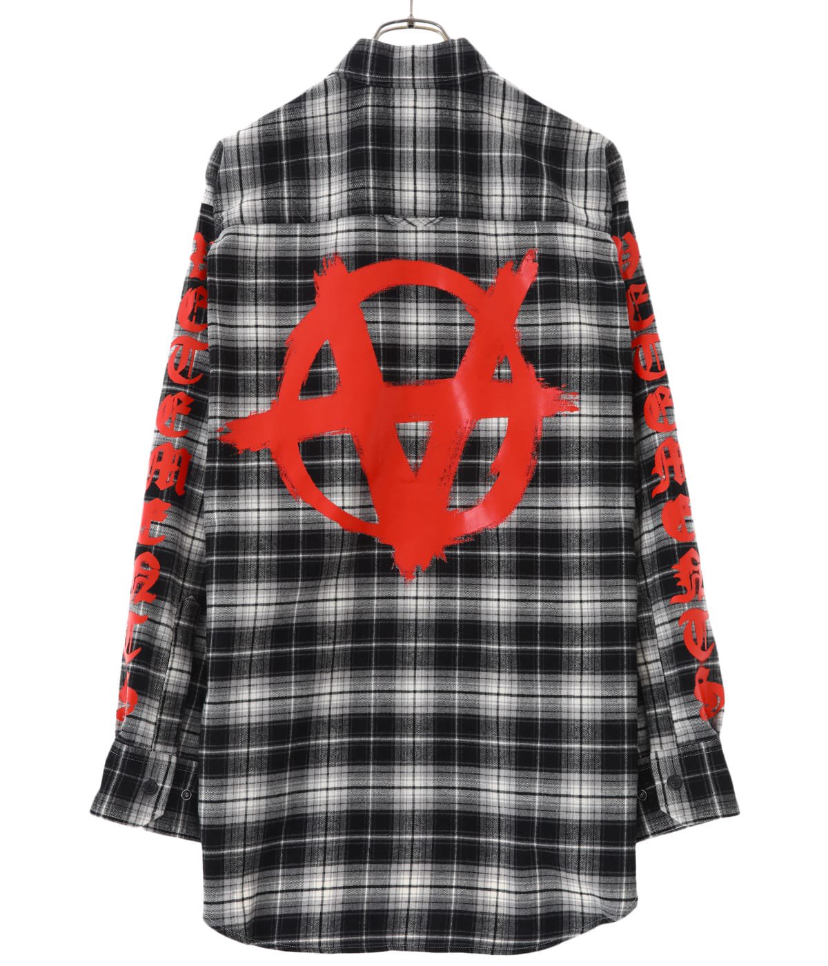 DOUBLE ANARCHY LOGO FLANNEL SHIRT