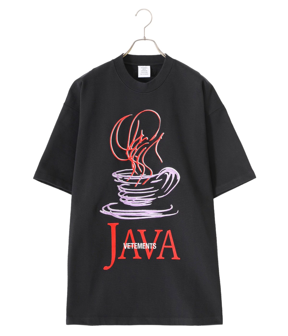 JAVA EMBROIDERED T-SHIRT | VETEMENTS(ヴェトモン) / トップス カットソー半袖・Tシャツ (メンズ)の通販 -  ARKnets(アークネッツ) 公式通販 【正規取扱店】