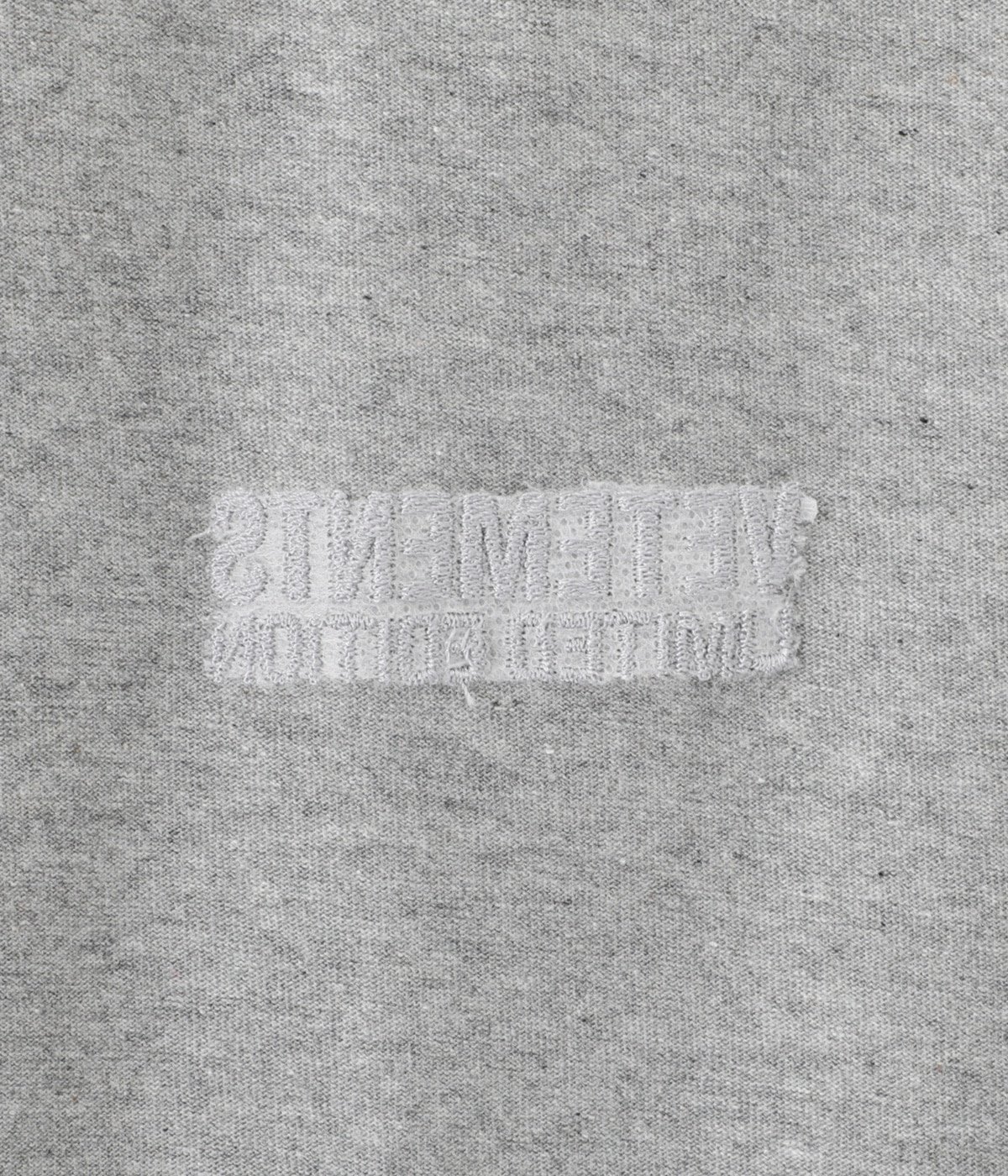 ALL GREY INSIDE-OUT T-SHIRT | VETEMENTS(ヴェトモン
