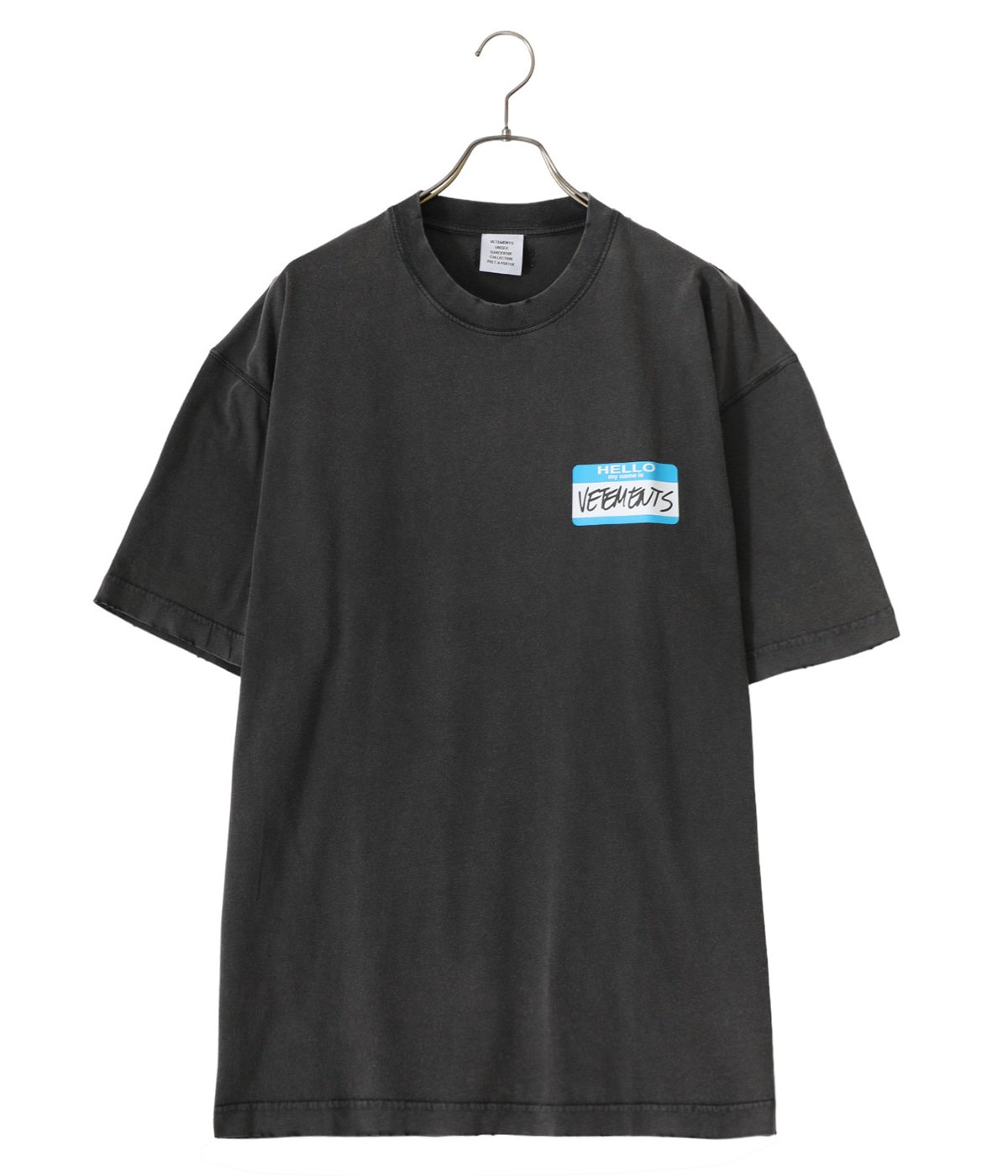 MY NAME IS VETEMENTS FADED T-SHIRT | VETEMENTS(ヴェトモン) / トップス カットソー半袖・Tシャツ  (メンズ)の通販 - ARKnets(アークネッツ) 公式通販 【正規取扱店】