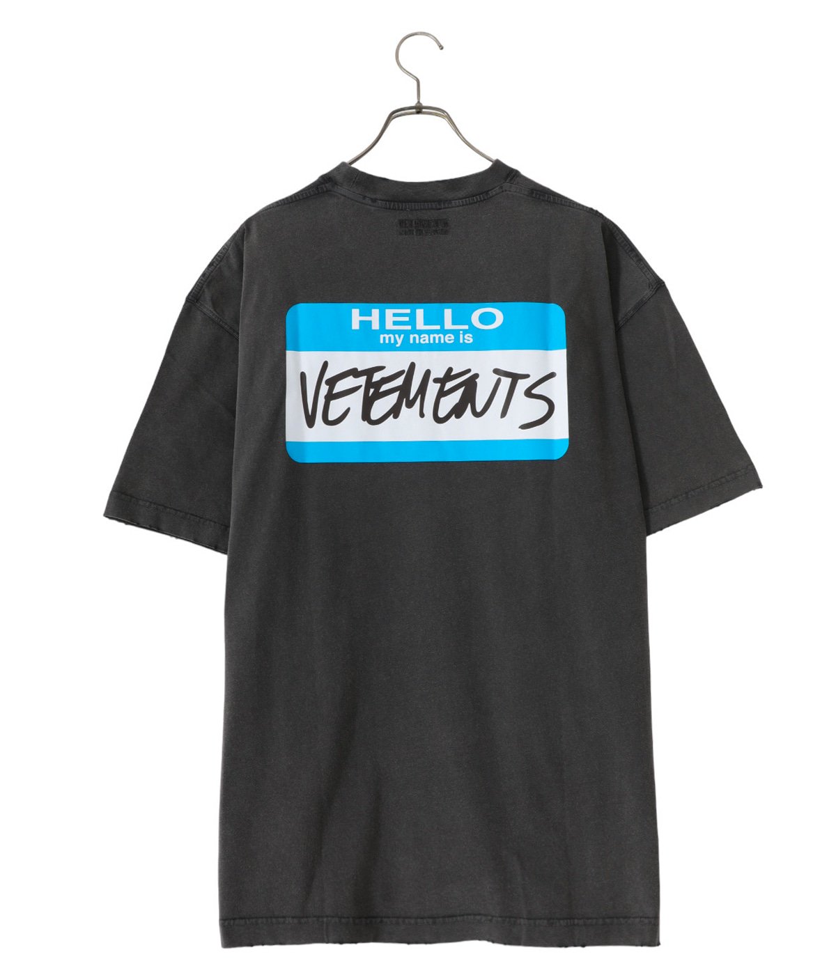 VETEMENTS My Name Is Tシャツ 新品未使用 メンズ ブラック-