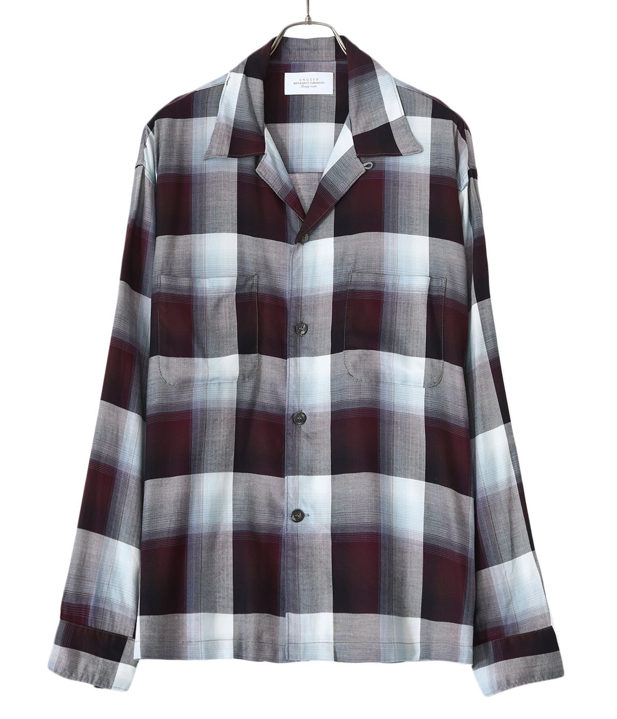 SugarHill ombre L/S Open collar shirt | UNUSED(アンユーズド) / トップス 長袖シャツ  (メンズ)の通販 - ARKnets(アークネッツ) 公式通販 【正規取扱店】