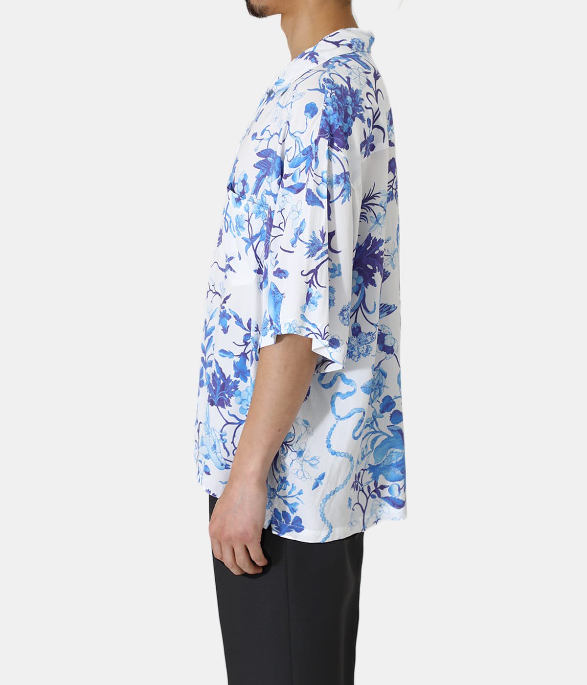Flower print short sleeve shirt | UNUSED(アンユーズド) / トップス 