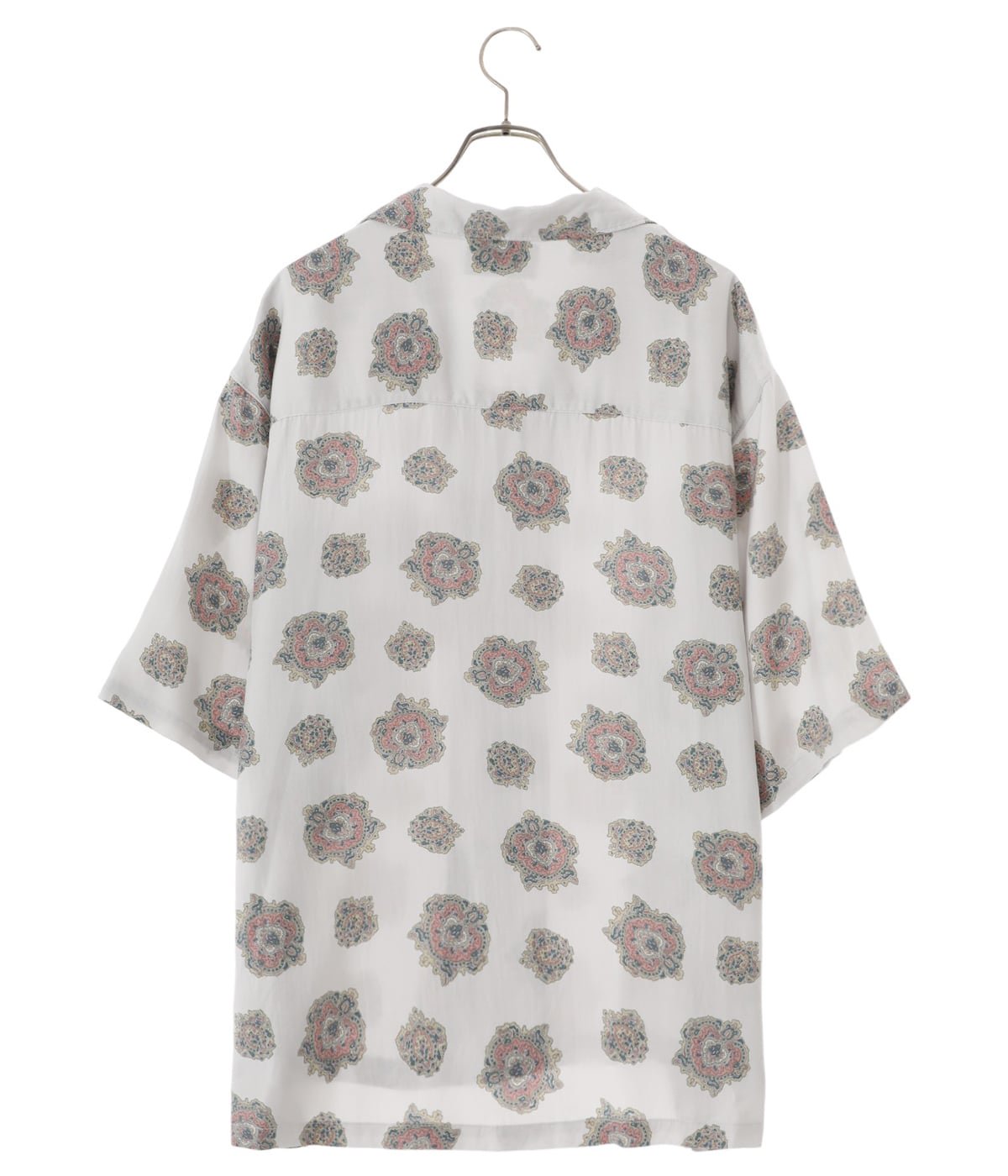 アンユーズドShort-sleeve emblem pattern shirt