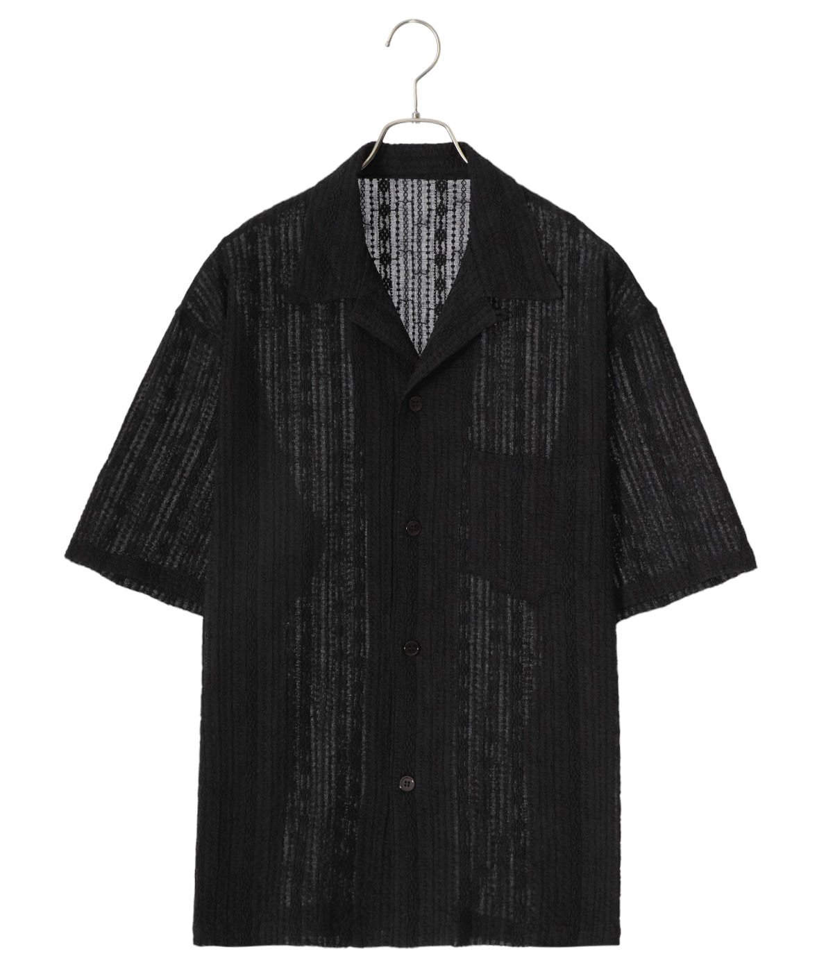 Short sleeve lace shirt | UNUSED(アンユーズド) / トップス 半袖