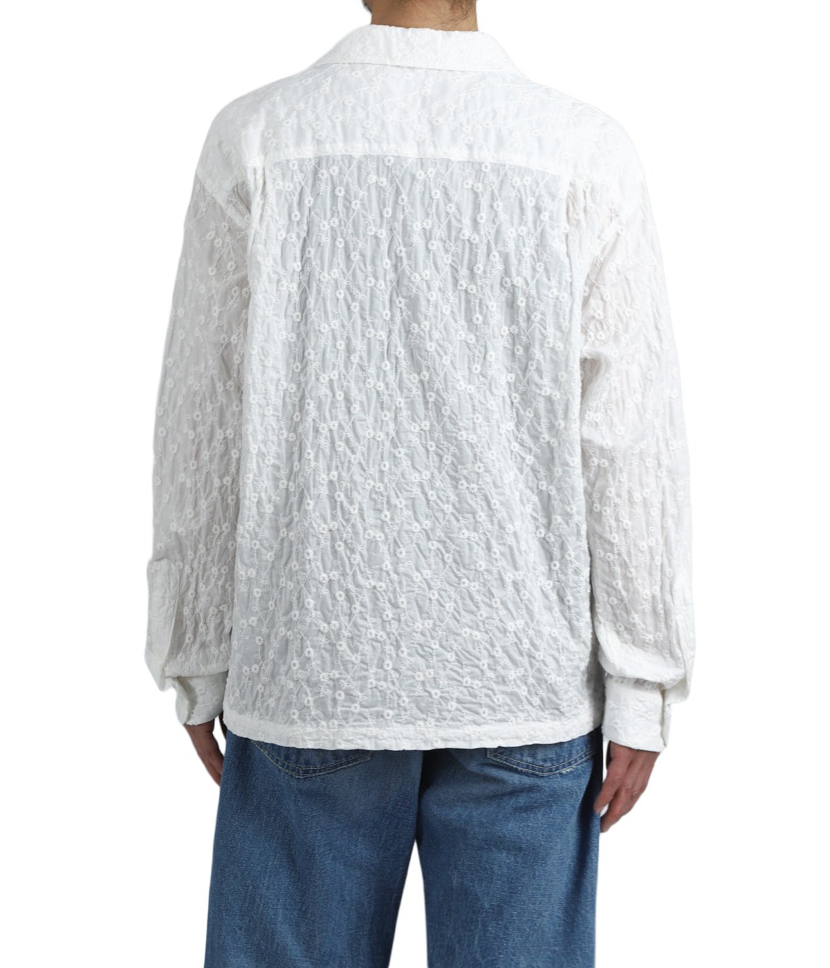 Long sleeve embroidery shirt | UNUSED(アンユーズド) / トップス