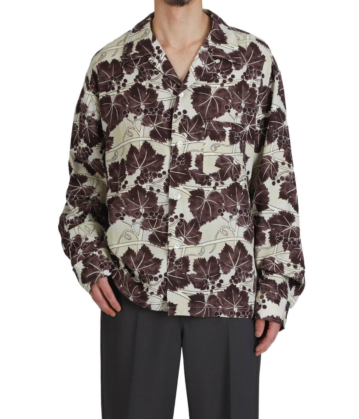 Long sleeve print shirt | UNUSED(アンユーズド) / トップス 長袖