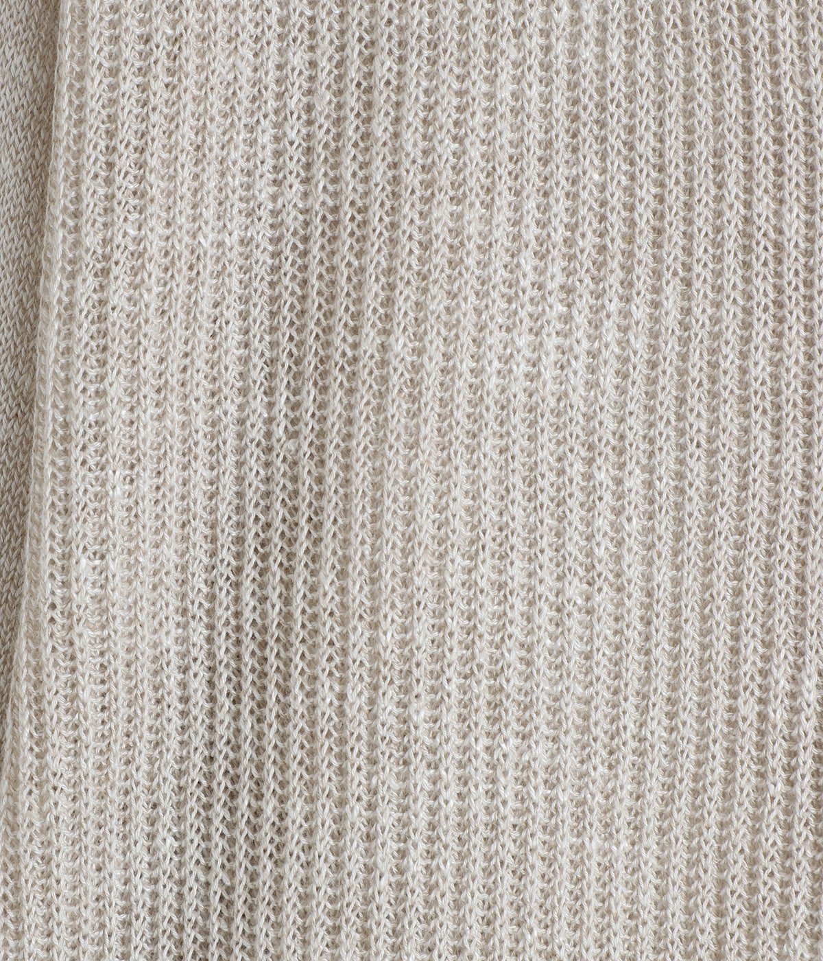 レディース】KNITTED LINEN LACE-UP LONG SLEEVE
