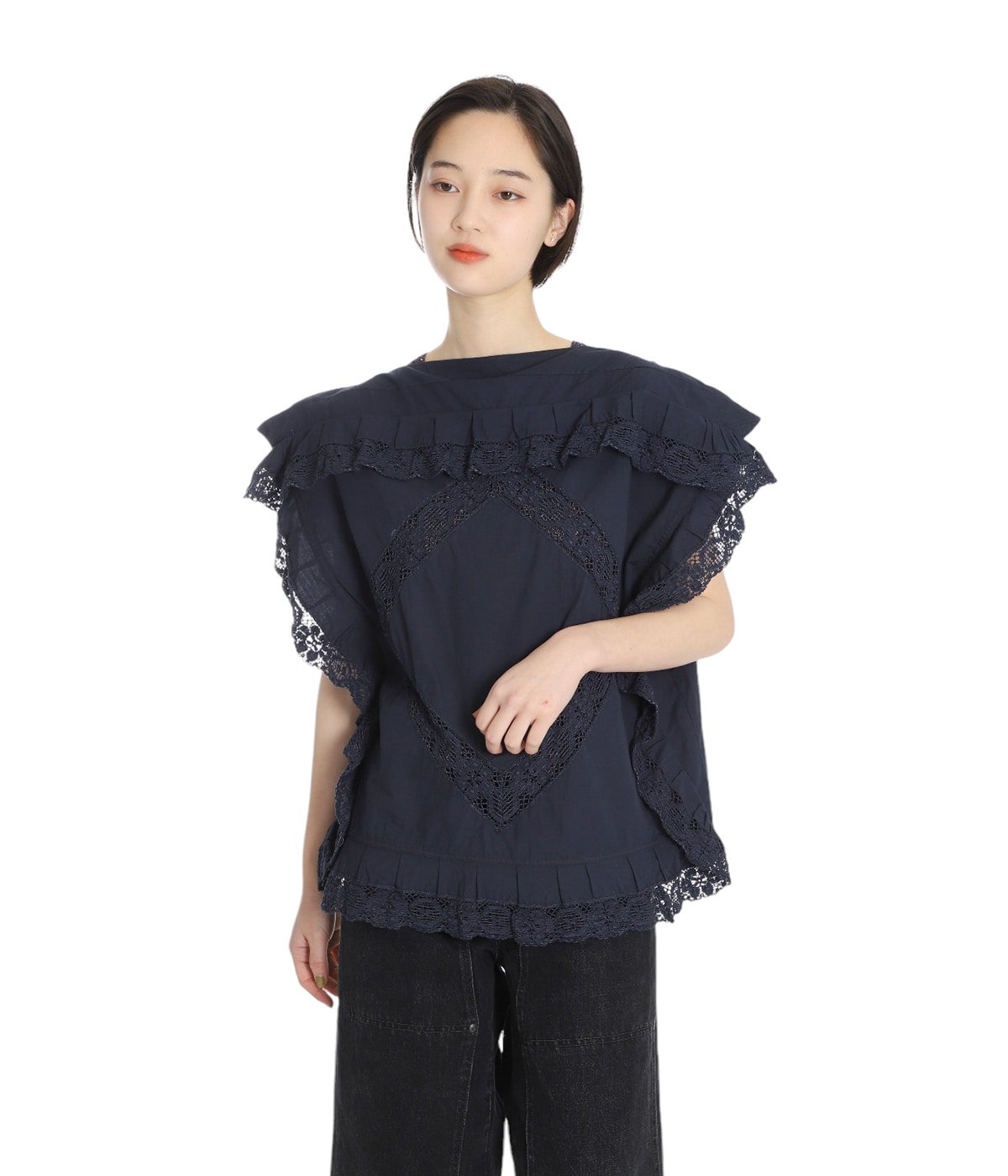 レディース】OVER-DYED CUSHION TOP_OVERSIZED | FUMIKA_UCHIDA