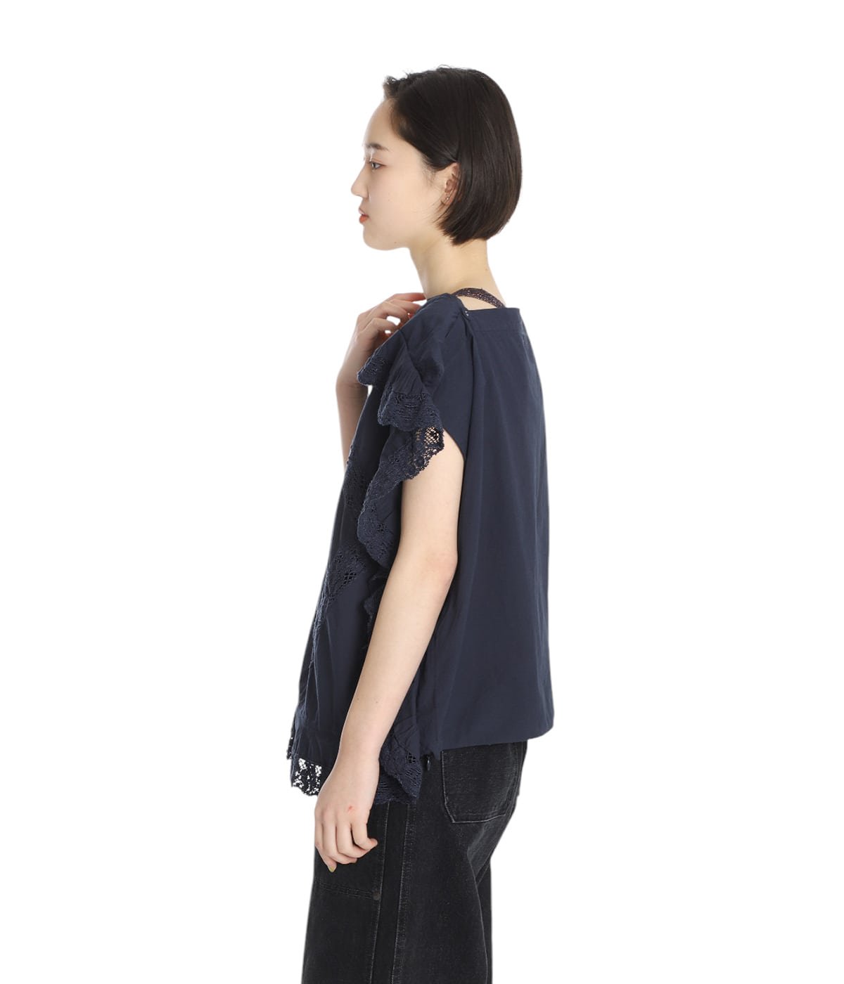 レディース】OVER-DYED CUSHION TOP_OVERSIZED | FUMIKA_UCHIDA