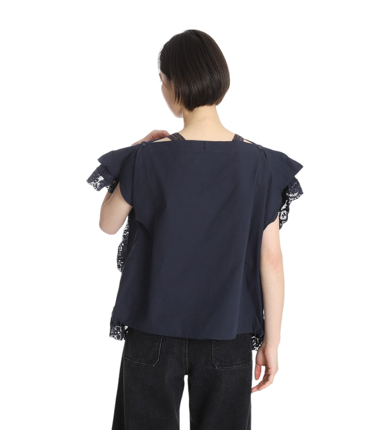 レディース】OVER-DYED CUSHION TOP_OVERSIZED | FUMIKA_UCHIDA(フミカ