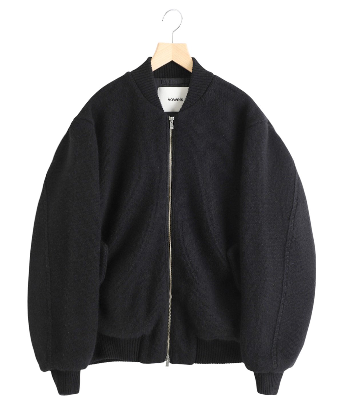 KNITTED BOMBER JACKET | VOWELS(バウルズ) / アウター ブルゾン
